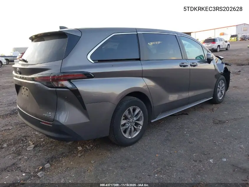 5TDKRKEC3RS202628 2024 Toyota Sienna Le