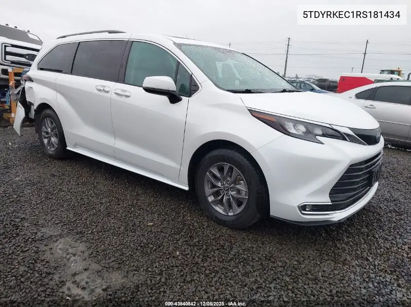 5TDYRKEC1RS181434 2024 Toyota Sienna Xle