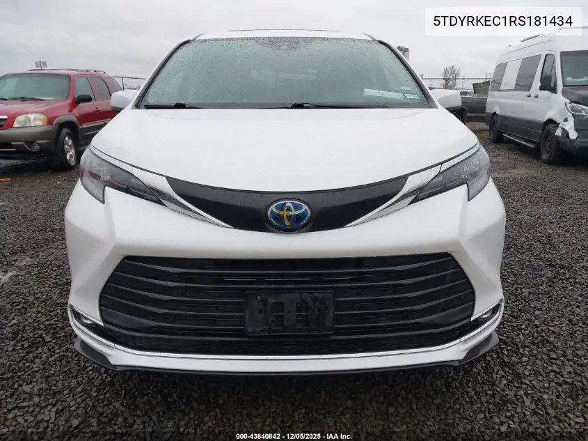 5TDYRKEC1RS181434 2024 Toyota Sienna Xle