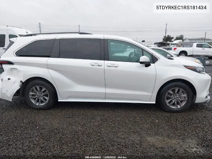 5TDYRKEC1RS181434 2024 Toyota Sienna Xle
