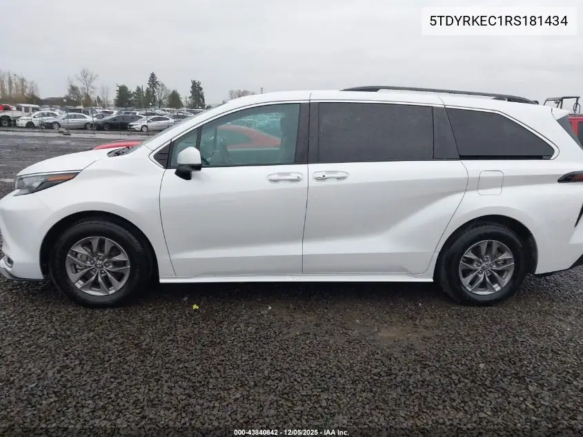5TDYRKEC1RS181434 2024 Toyota Sienna Xle