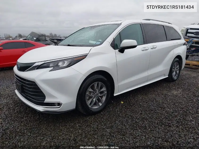 5TDYRKEC1RS181434 2024 Toyota Sienna Xle
