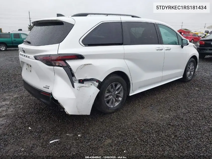 5TDYRKEC1RS181434 2024 Toyota Sienna Xle
