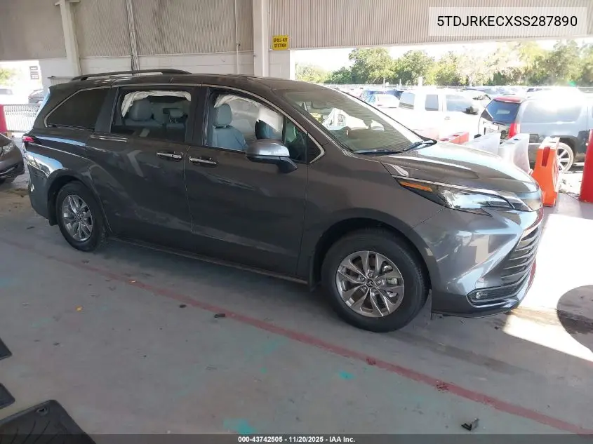 5TDJRKECXSS287890 2025 Toyota Sienna Xle