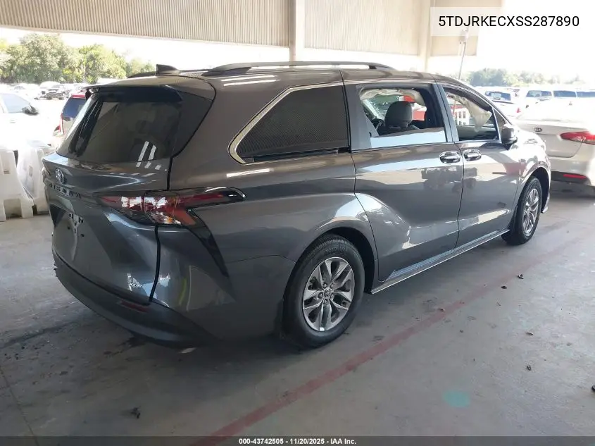 5TDJRKECXSS287890 2025 Toyota Sienna Xle