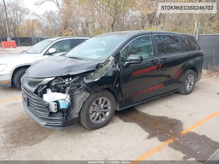 5TDKRKEC3SS246702 2025 Toyota Sienna Le