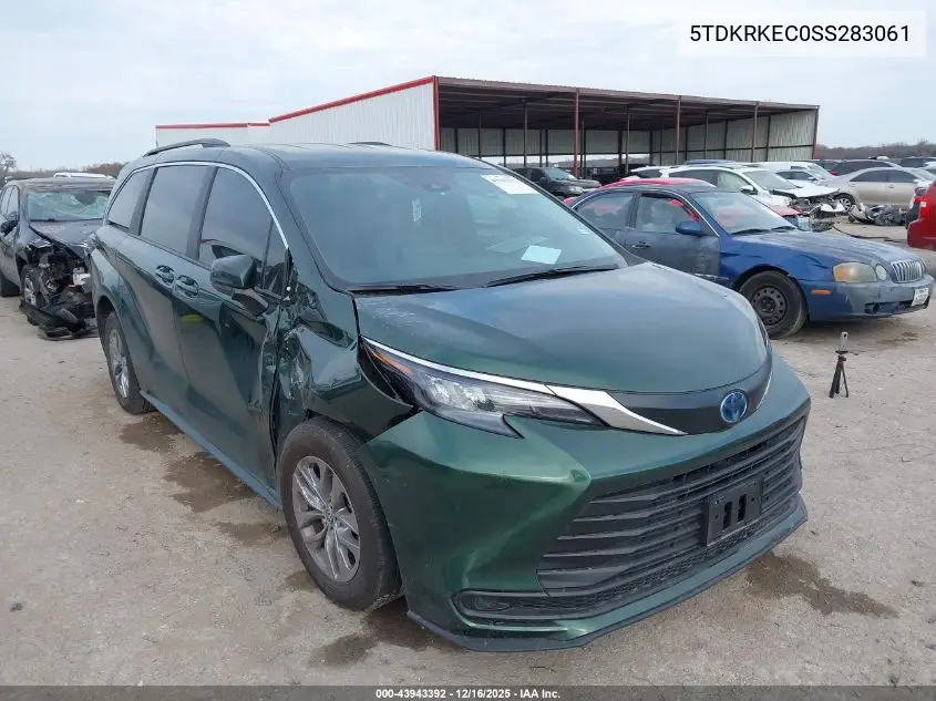 5TDKRKEC0SS283061 2025 Toyota Sienna Le