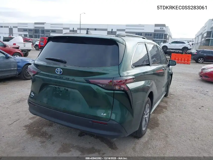 5TDKRKEC0SS283061 2025 Toyota Sienna Le
