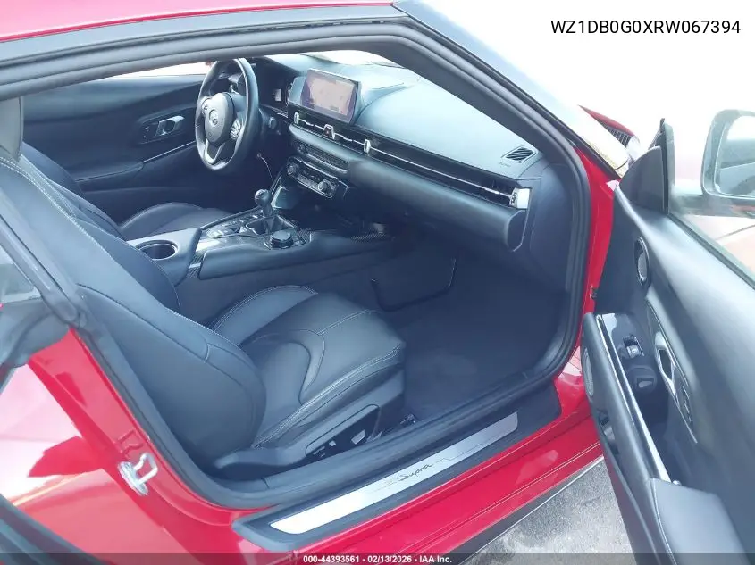 2024 Toyota Gr Supra 3.0 Premium VIN: WZ1DB0G0XRW067394 Lot: 44393561