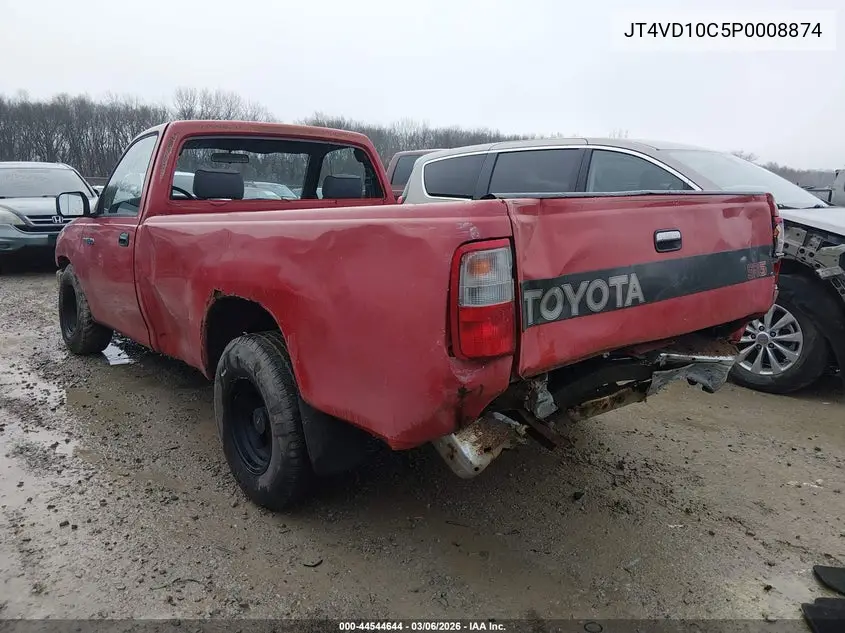 1993 Toyota T100 Sr5 VIN: JT4VD10C5P0008874 Lot: 44544644