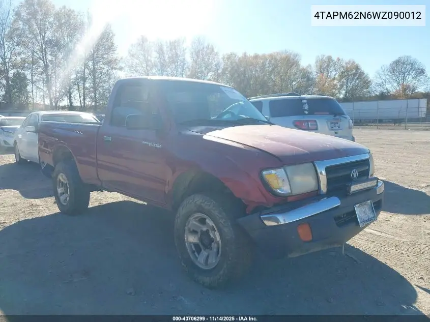 4TAPM62N6WZ090012 1998 Toyota Tacoma