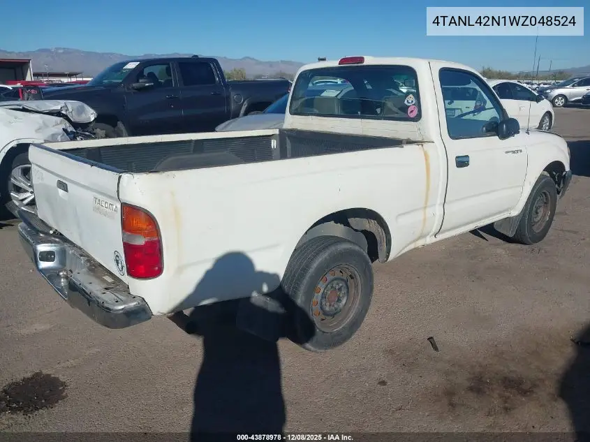 4TANL42N1WZ048524 1998 Toyota Tacoma