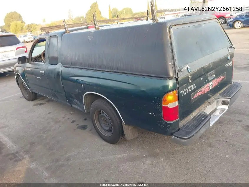 4TAVL52N2YZ661258 2000 Toyota Tacoma