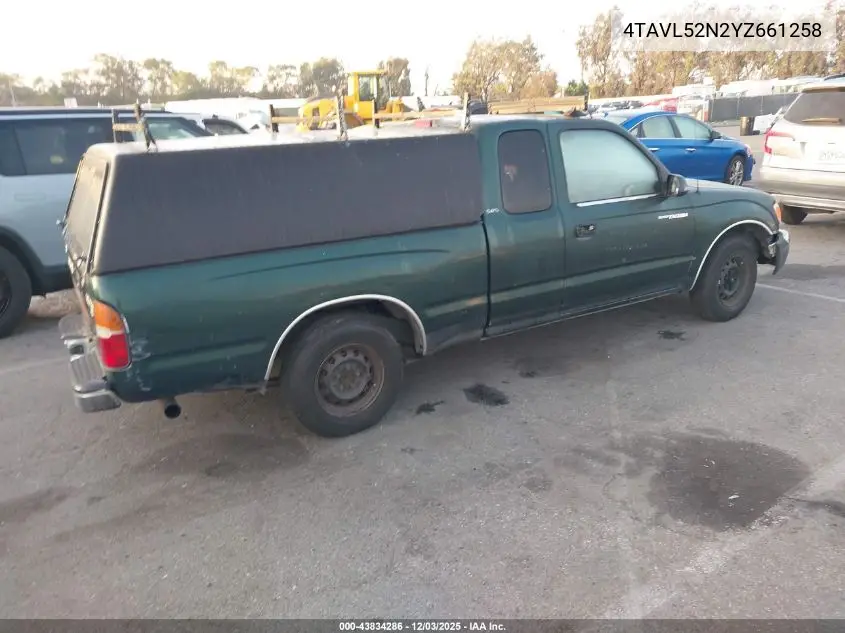 4TAVL52N2YZ661258 2000 Toyota Tacoma