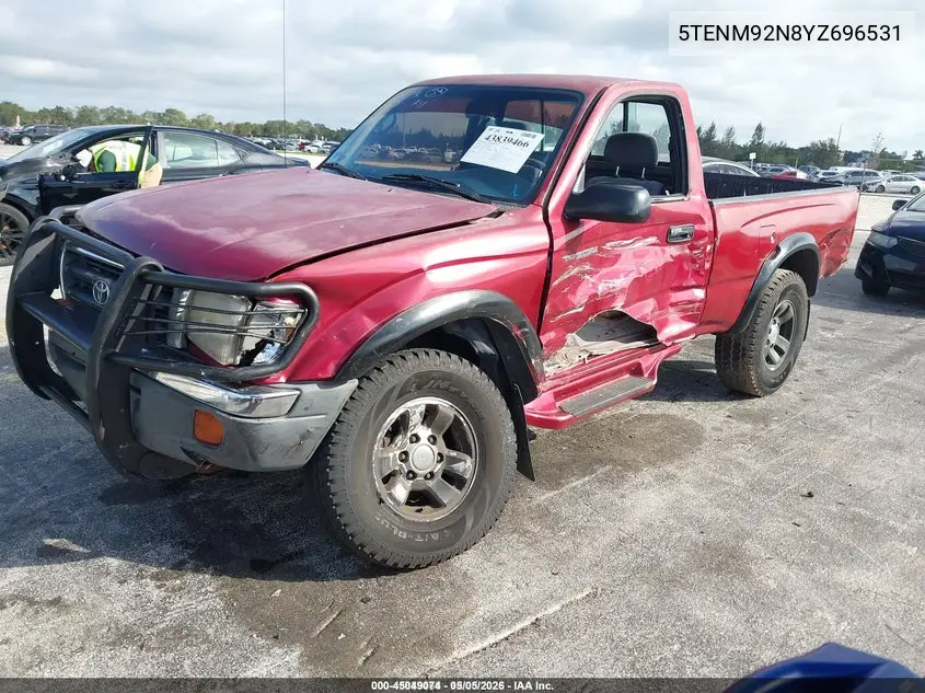 5TENM92N8YZ696531 2000 Toyota Tacoma Prerunner