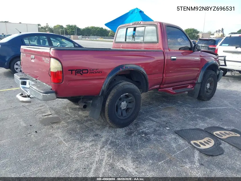 5TENM92N8YZ696531 2000 Toyota Tacoma Prerunner