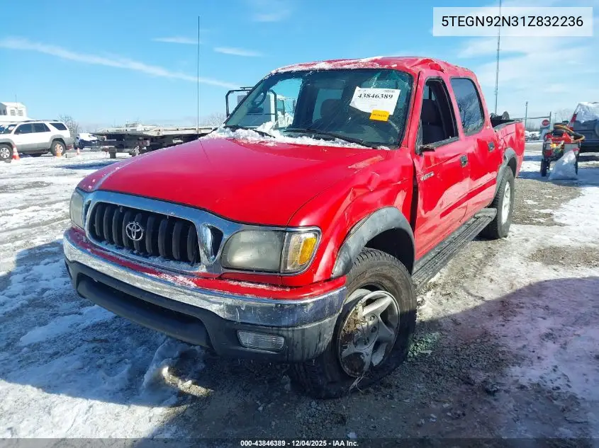 5TEGN92N31Z832236 2001 Toyota Tacoma Prerunner V6