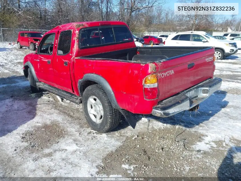 5TEGN92N31Z832236 2001 Toyota Tacoma Prerunner V6