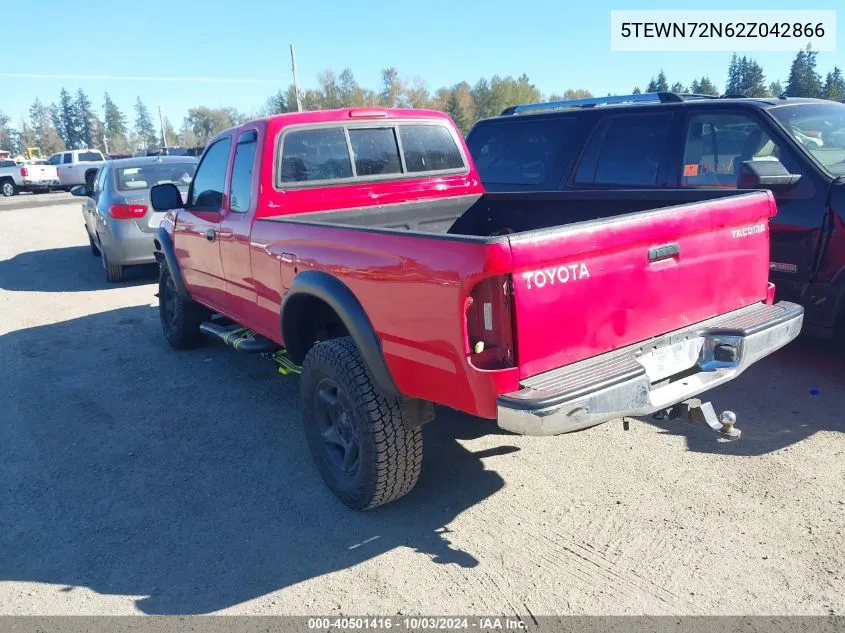 5TEWN72N62Z042866 2002 Toyota Tacoma Base V6