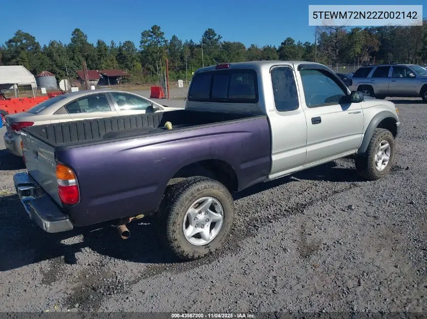 5TEWM72N22Z002142 2002 Toyota Tacoma