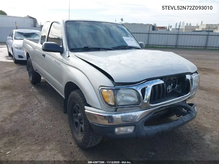 5TEVL52N72Z093010 2002 Toyota Tacoma
