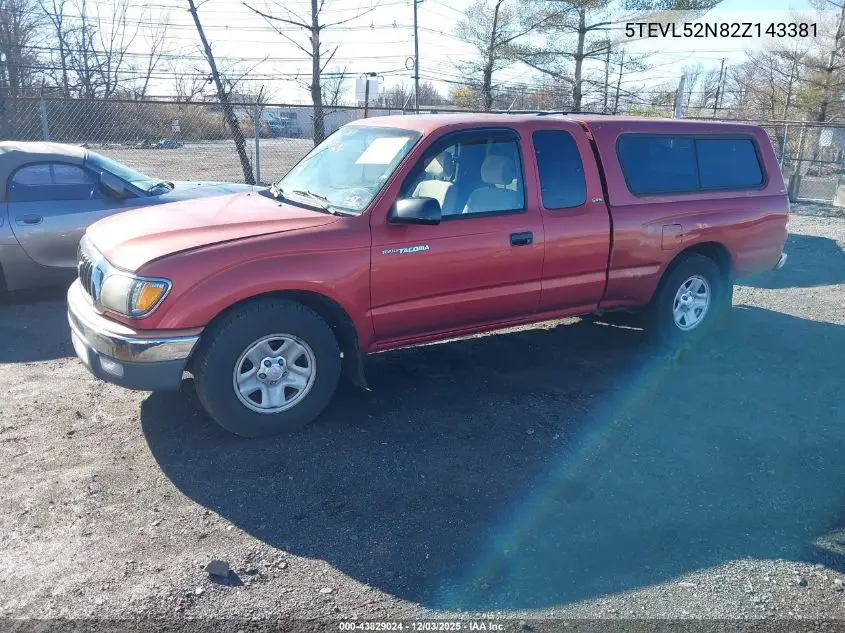 5TEVL52N82Z143381 2002 Toyota Tacoma