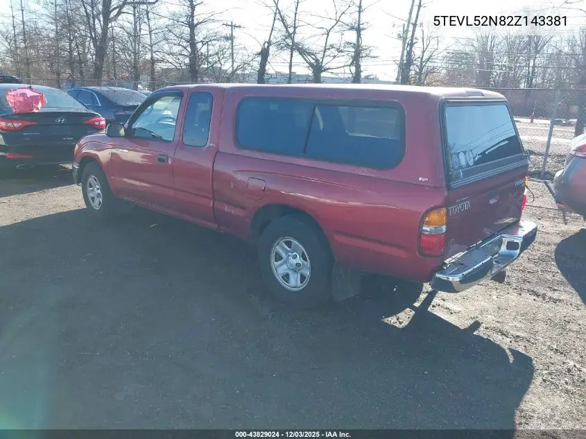 5TEVL52N82Z143381 2002 Toyota Tacoma