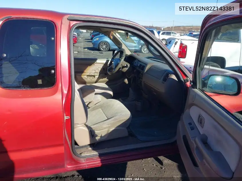 5TEVL52N82Z143381 2002 Toyota Tacoma