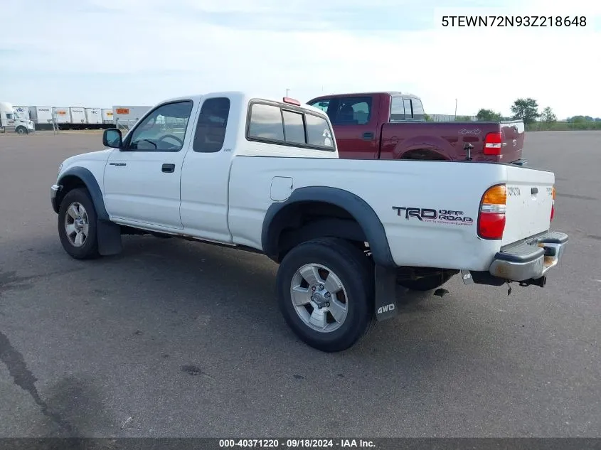 5TEWN72N93Z218648 2003 Toyota Tacoma Xtracab