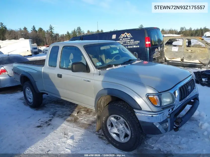 5TEWN72N93Z175557 2003 Toyota Tacoma Base V6