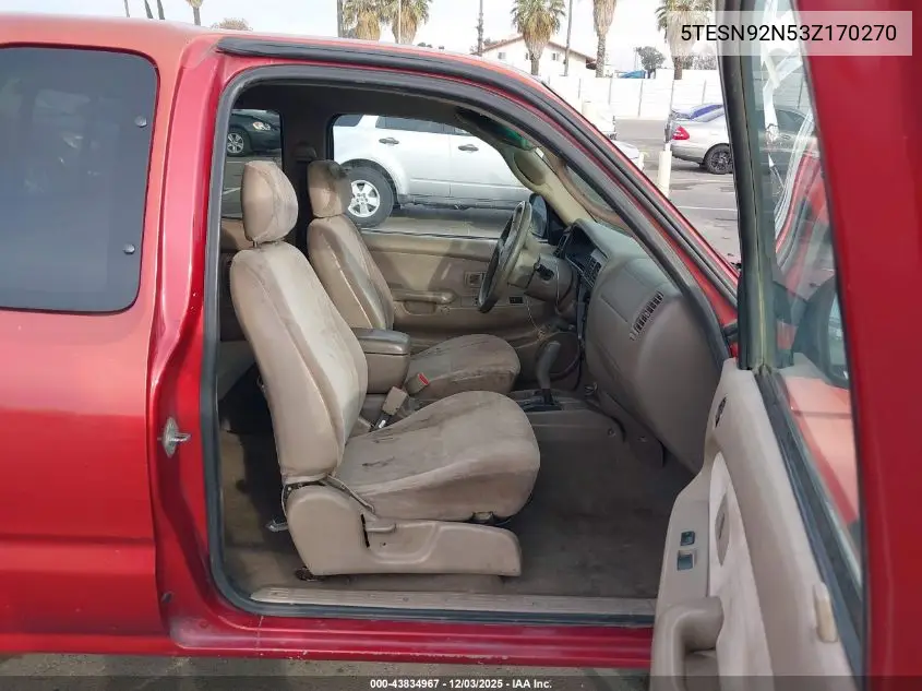 5TESN92N53Z170270 2003 Toyota Tacoma Prerunner V6