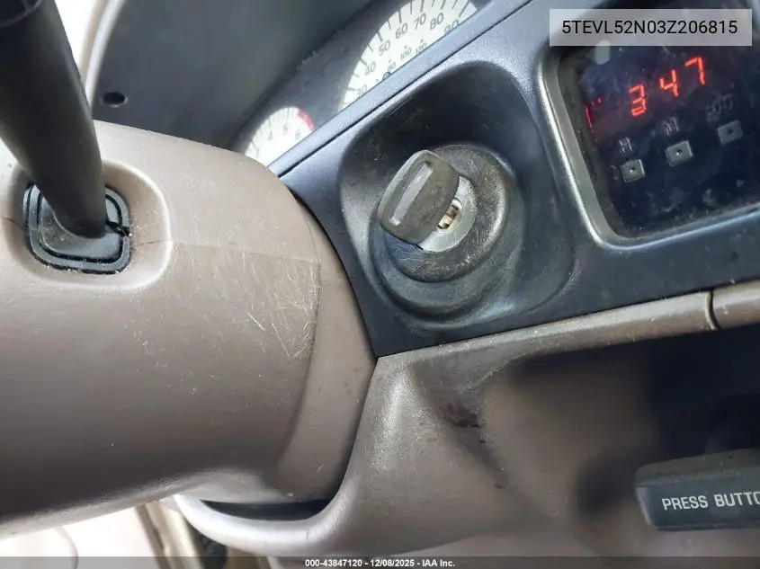 5TEVL52N03Z206815 2003 Toyota Tacoma