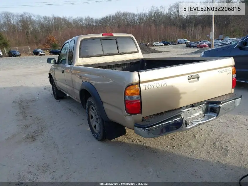 5TEVL52N03Z206815 2003 Toyota Tacoma