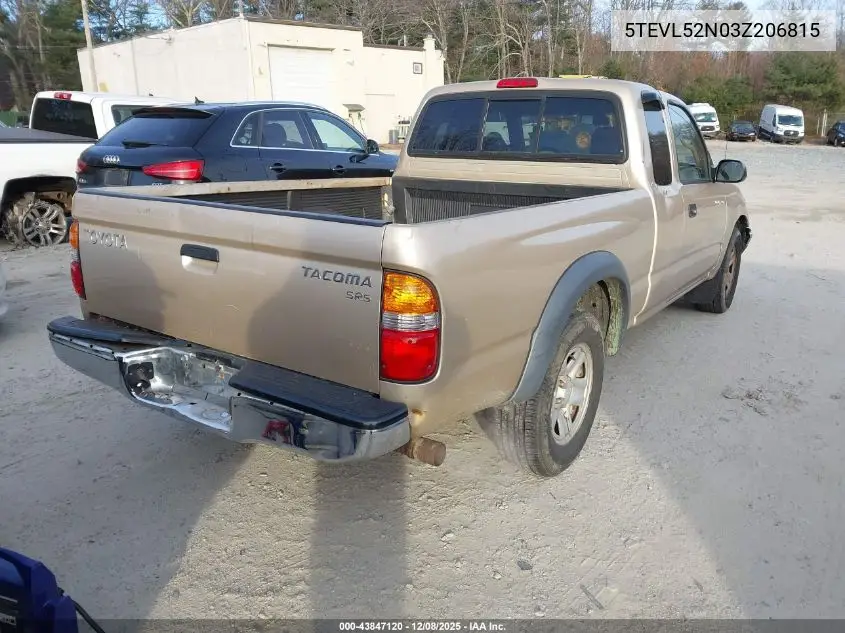 5TEVL52N03Z206815 2003 Toyota Tacoma