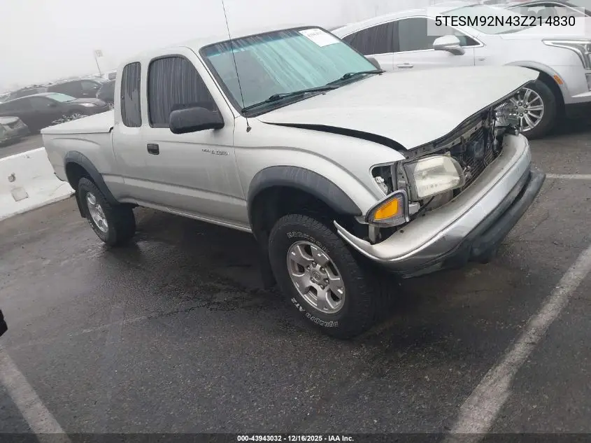5TESM92N43Z214830 2003 Toyota Tacoma Prerunner
