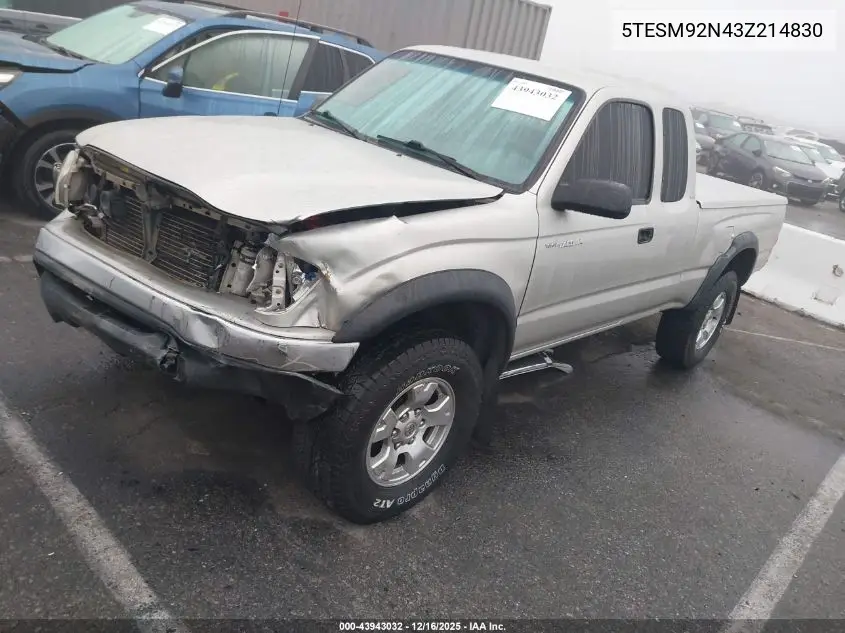 5TESM92N43Z214830 2003 Toyota Tacoma Prerunner