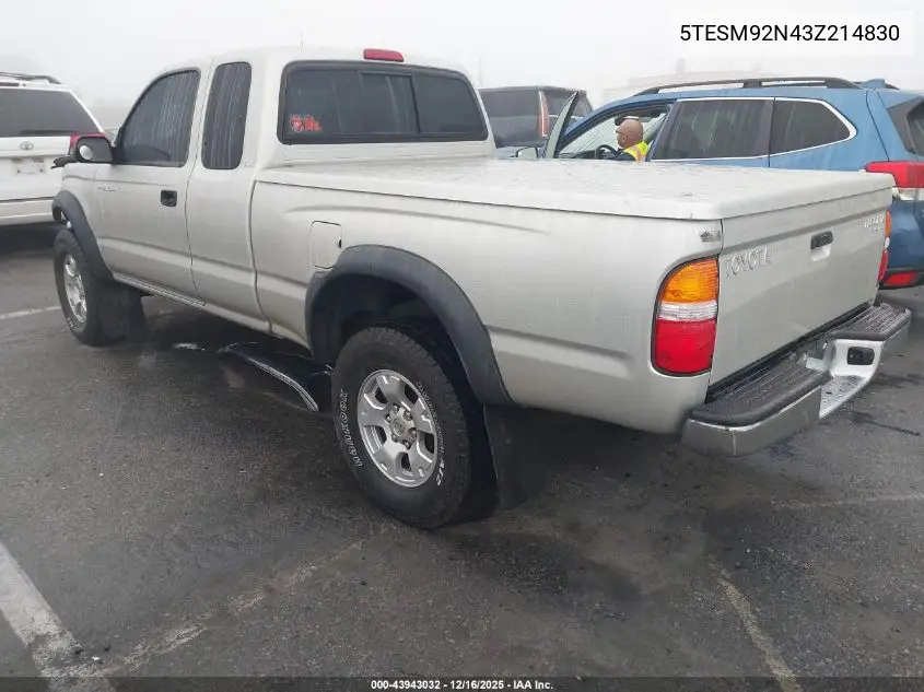5TESM92N43Z214830 2003 Toyota Tacoma Prerunner
