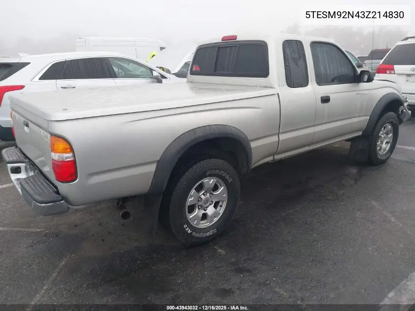 5TESM92N43Z214830 2003 Toyota Tacoma Prerunner