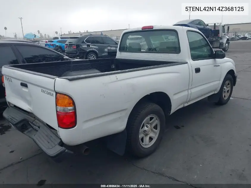 5TENL42N14Z368125 2004 Toyota Tacoma