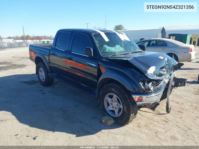 5TEGN92N54Z321356 2004 Toyota Tacoma Prerunner V6
