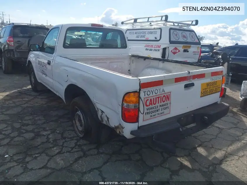5TENL42N04Z394070 2004 Toyota Tacoma