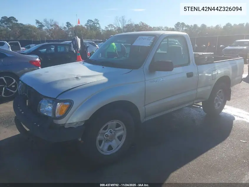 5TENL42N44Z326094 2004 Toyota Tacoma