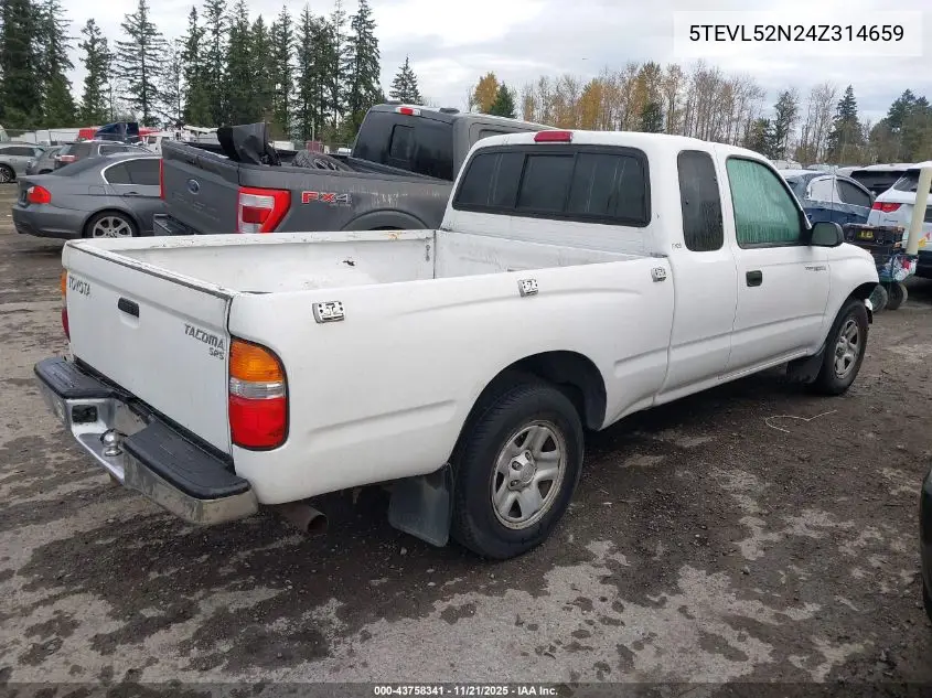 5TEVL52N24Z314659 2004 Toyota Tacoma