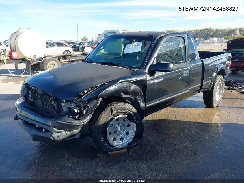 5TEWM72N14Z458829 2004 Toyota Tacoma
