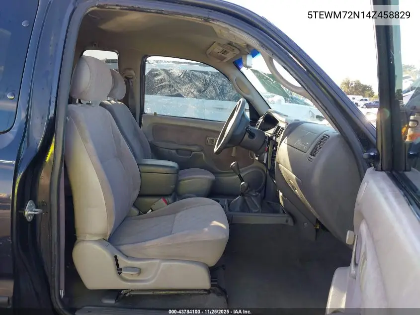 5TEWM72N14Z458829 2004 Toyota Tacoma