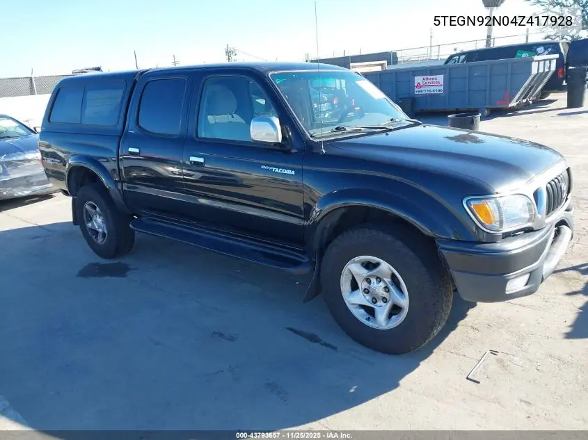 5TEGN92N04Z417928 2004 Toyota Tacoma Prerunner V6