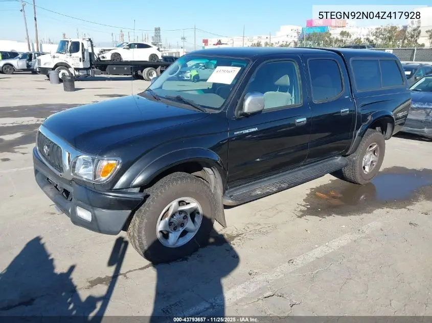 5TEGN92N04Z417928 2004 Toyota Tacoma Prerunner V6