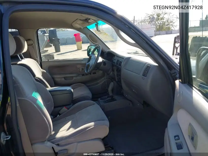 5TEGN92N04Z417928 2004 Toyota Tacoma Prerunner V6