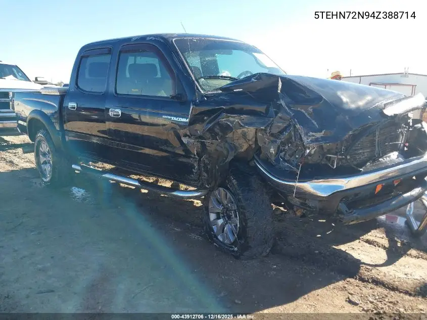 5TEHN72N94Z388714 2004 Toyota Tacoma Base V6