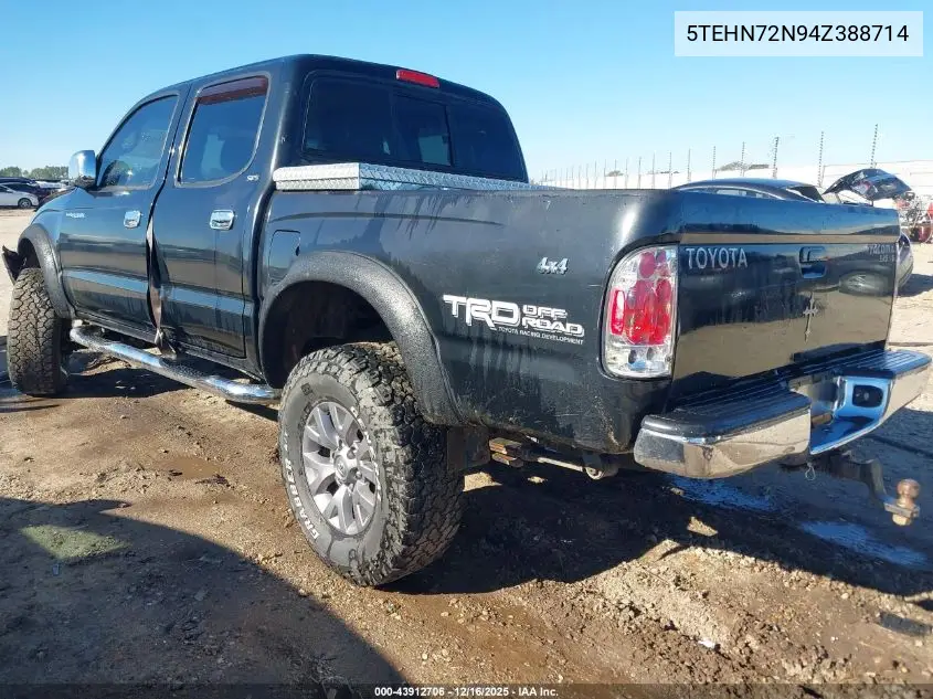 5TEHN72N94Z388714 2004 Toyota Tacoma Base V6